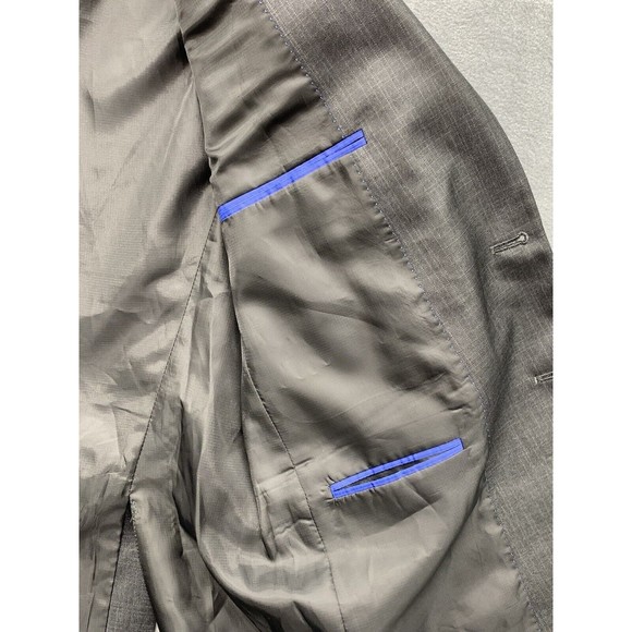 Kenneth Cole Reaction Sport Jacket Men’s Size 40R Gray Double Vented Blazer Coat - Picture 14 of 16